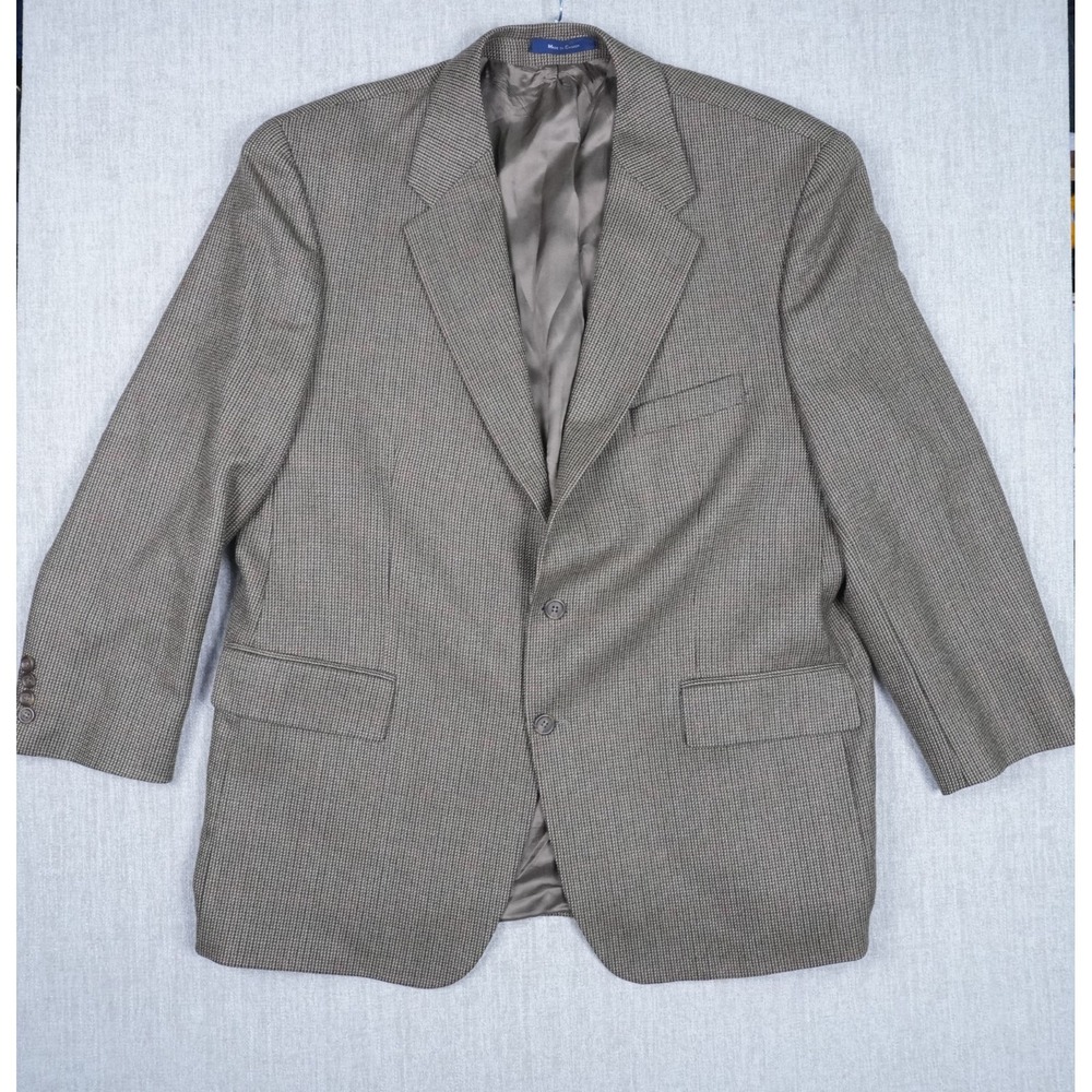VTG Chaps Ralph Lauren Blazer Sport Coat Men 48R 100% Virgin Wool 2 Button